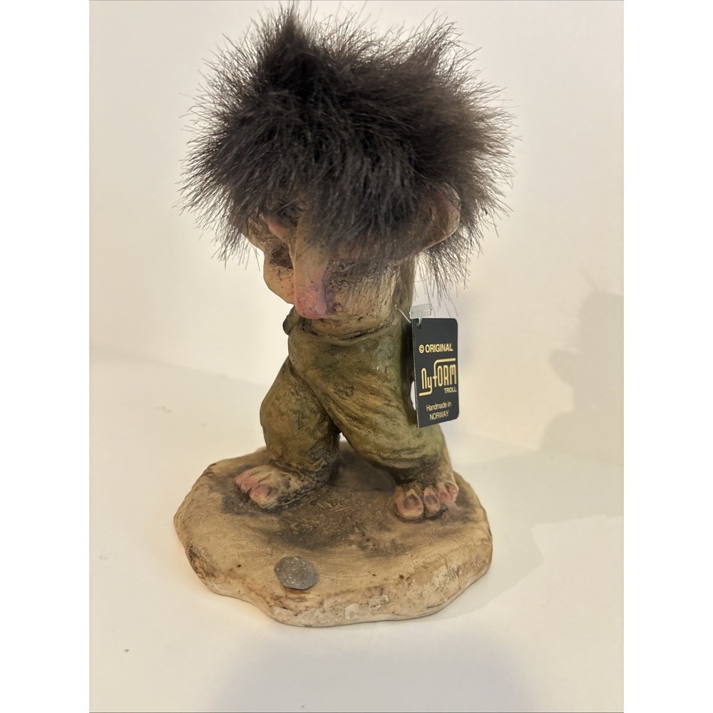 Original Nyfoam Troll Made In Norway Vintage Doll "250